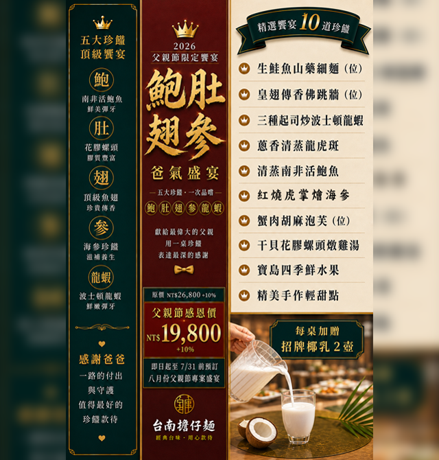 父親節優惠活動