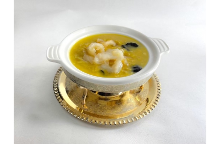 Simmered Congee With Fish Maw And Fungus